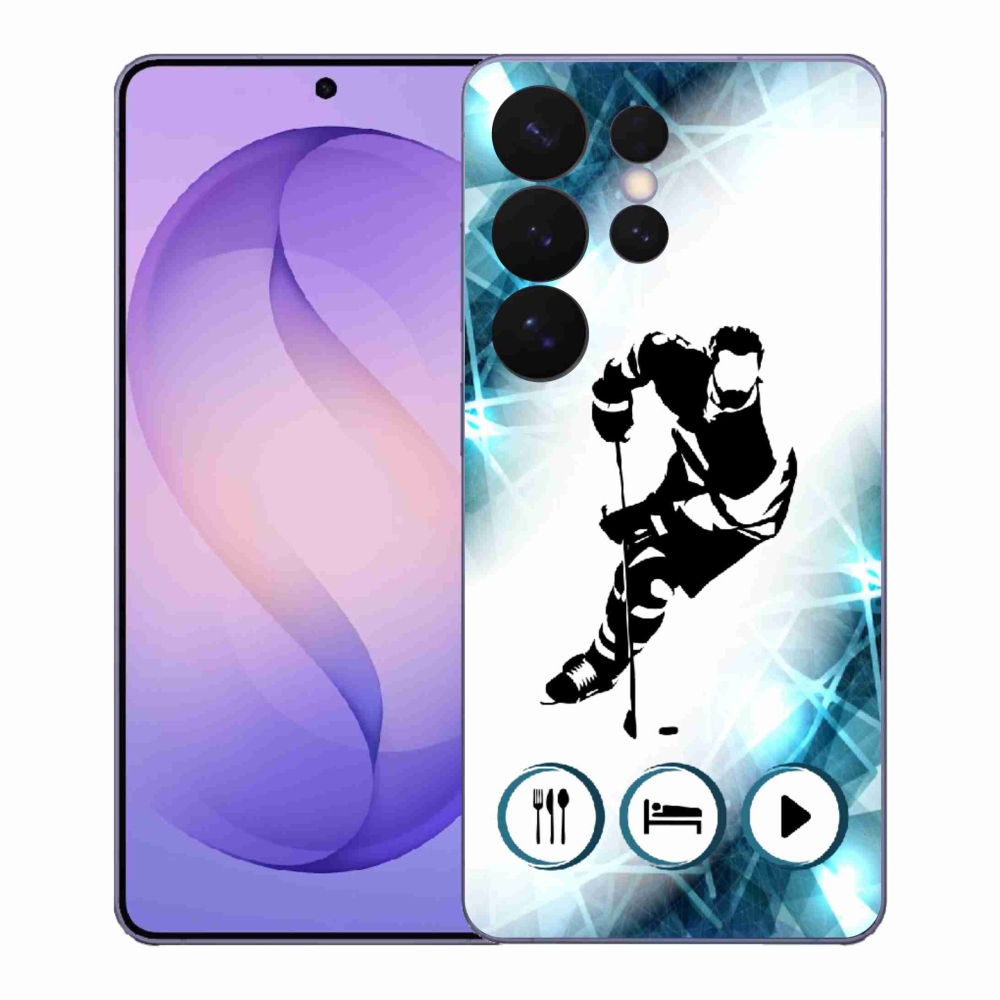 Gelový kryt mmCase na Samsung Galaxy S26 Ultra - hokej 1