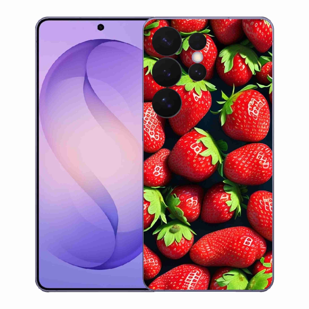 Gelový kryt mmCase na Samsung Galaxy S26 Ultra - jahody