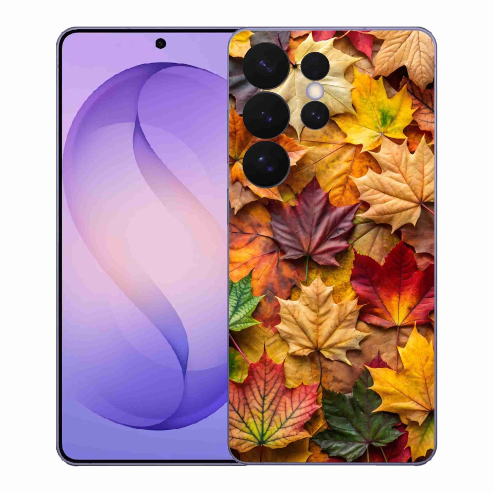 Gelový kryt mmCase na Samsung Galaxy S26 Ultra - javorové listy 2