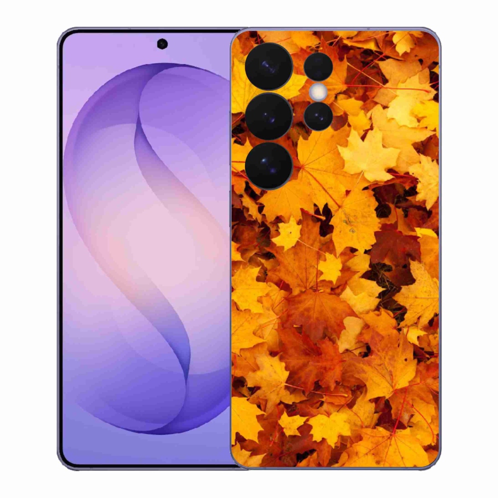 Gelový kryt mmCase na Samsung Galaxy S26 Ultra - javorové listy