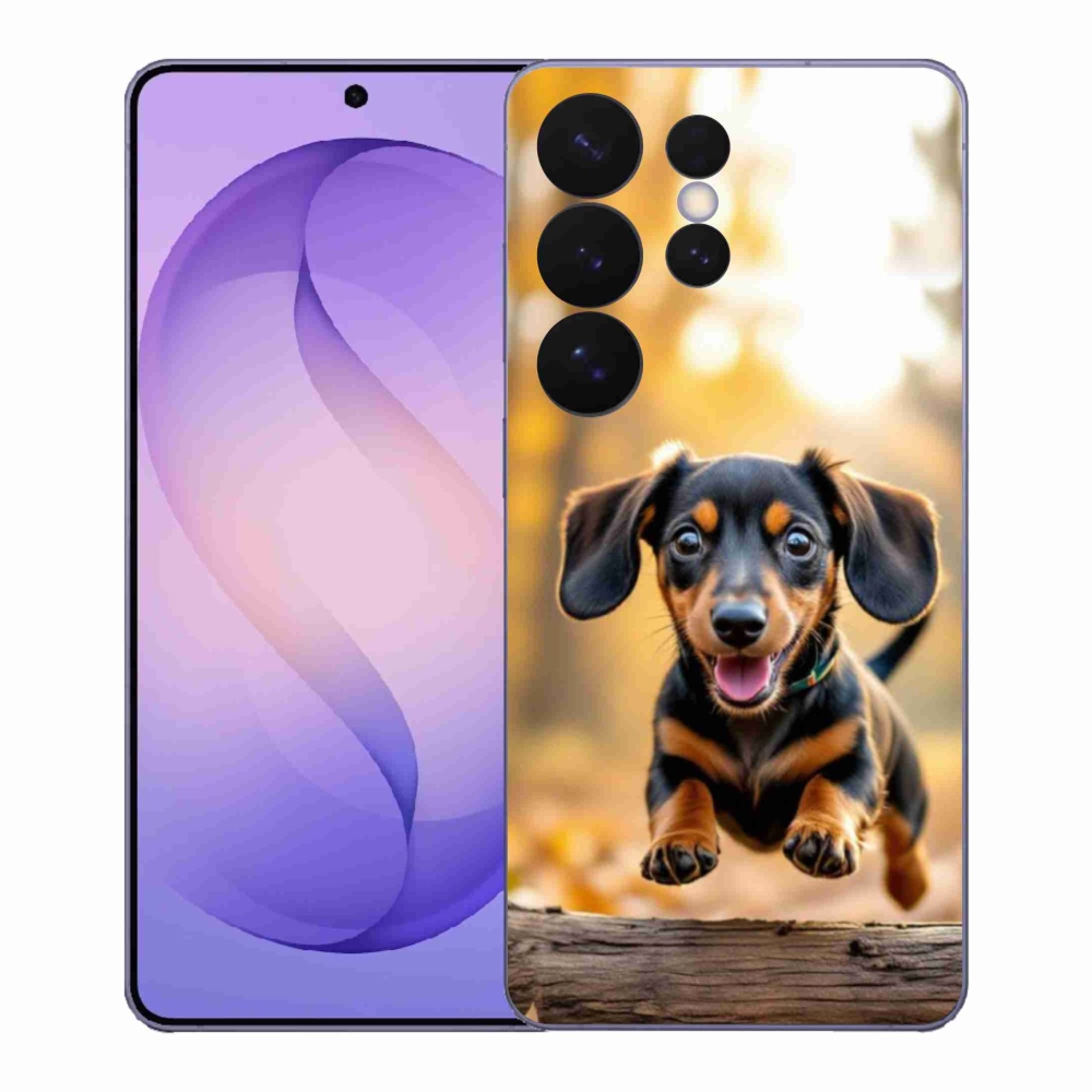 Gelový kryt mmCase na Samsung Galaxy S26 Ultra - jezevčík 2