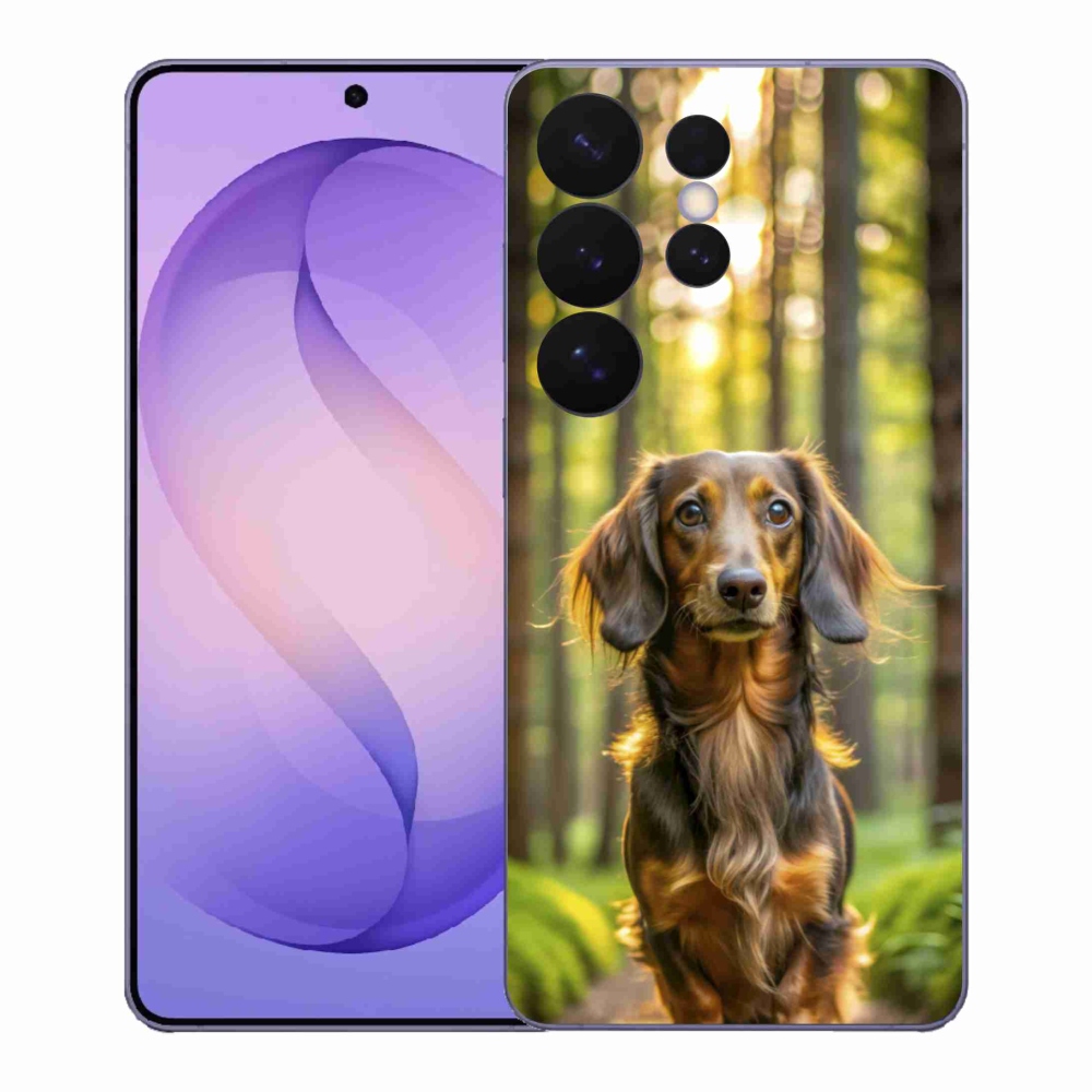 Gelový kryt mmCase na Samsung Galaxy S26 Ultra - jezevčík 4