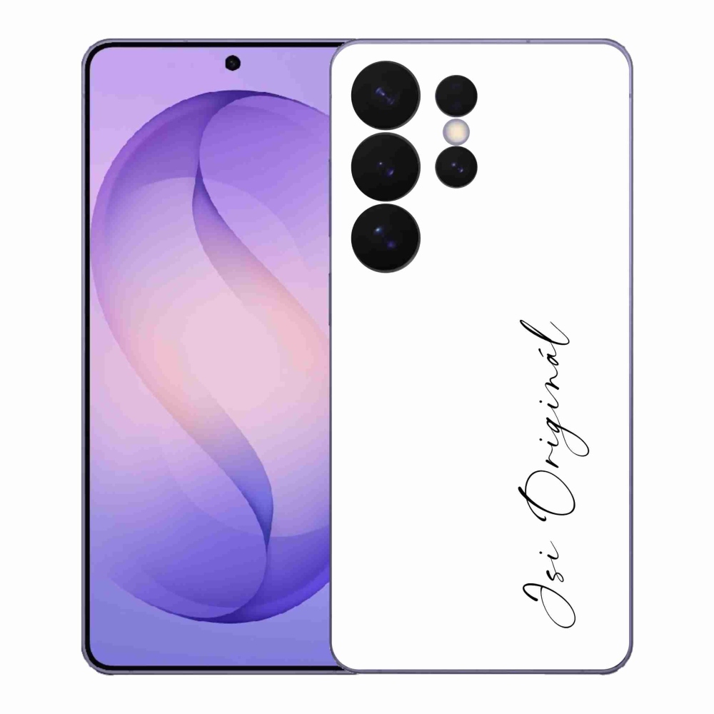 Gelový kryt mmCase na Samsung Galaxy S26 Ultra - jsi originál bílé pozadí