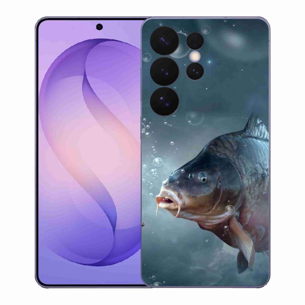 Gelový kryt mmCase na Samsung Galaxy S26 Ultra - kapr a bublinky