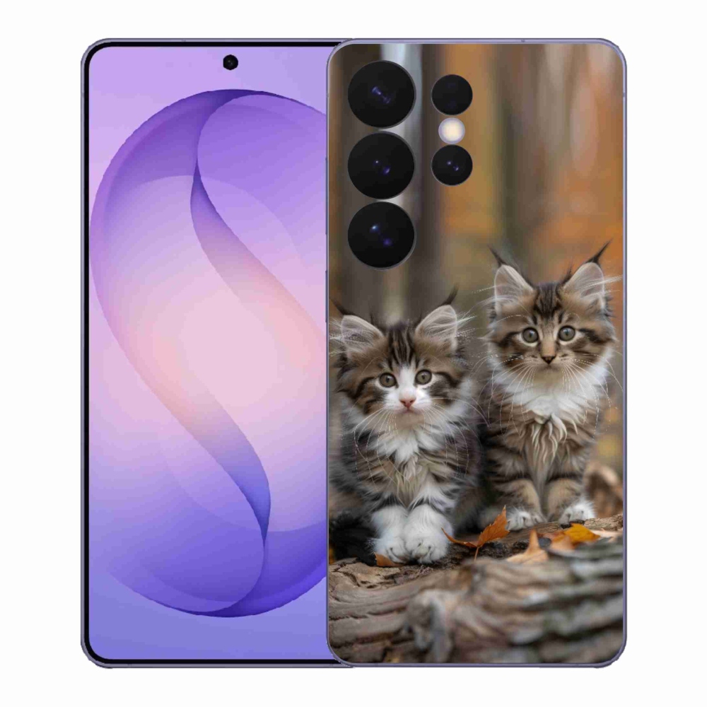 Gelový kryt mmCase na Samsung Galaxy S26 Ultra - kočičí duo 3