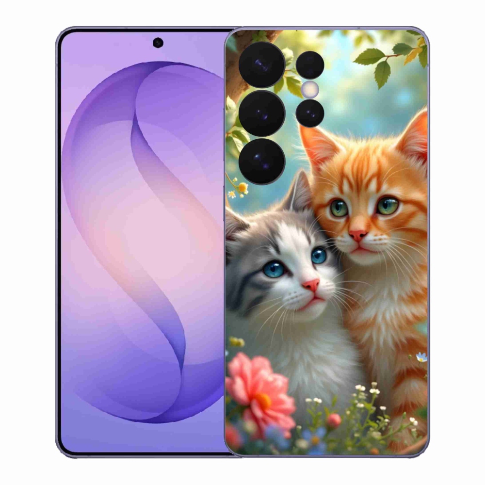 Gelový kryt mmCase na Samsung Galaxy S26 Ultra - kočičí láska 2