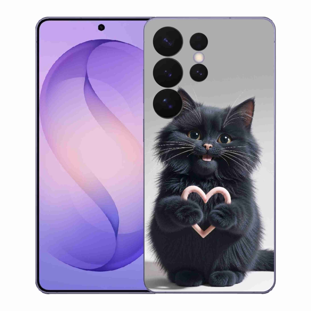 Gelový kryt mmCase na Samsung Galaxy S26 Ultra - kočičí láska 3