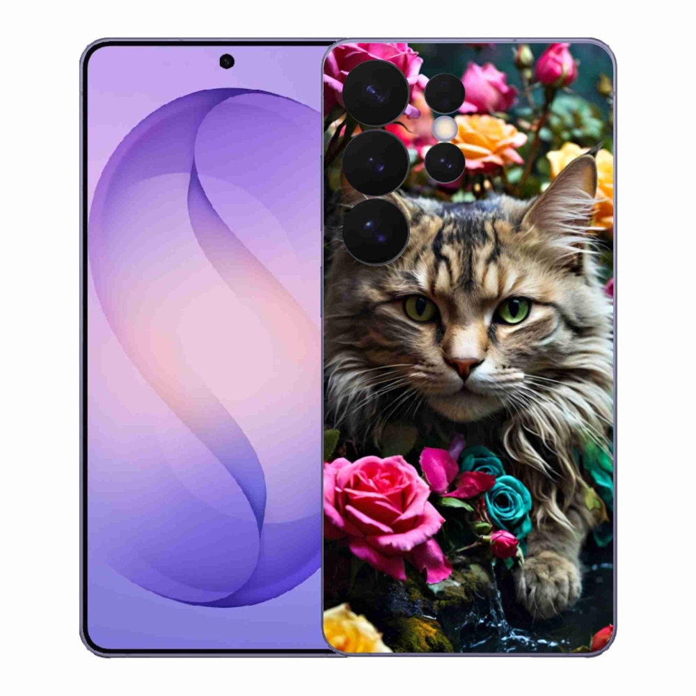 Gelový kryt mmCase na Samsung Galaxy S26 Ultra - kočíčí pohled 2