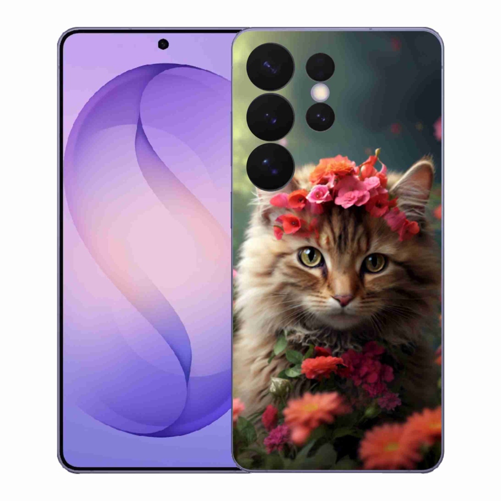 Gelový kryt mmCase na Samsung Galaxy S26 Ultra - kočíčí princezna