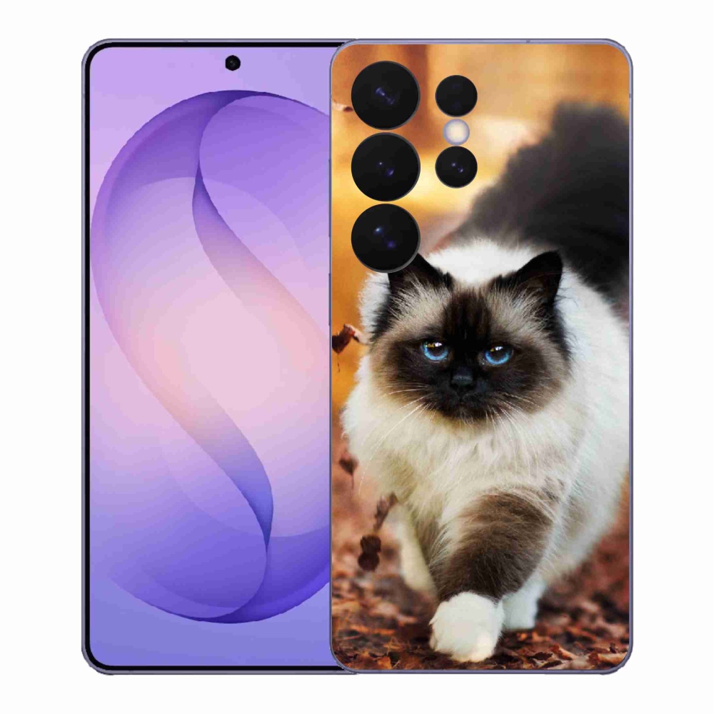 Gelový kryt mmCase na Samsung Galaxy S26 Ultra - kočka