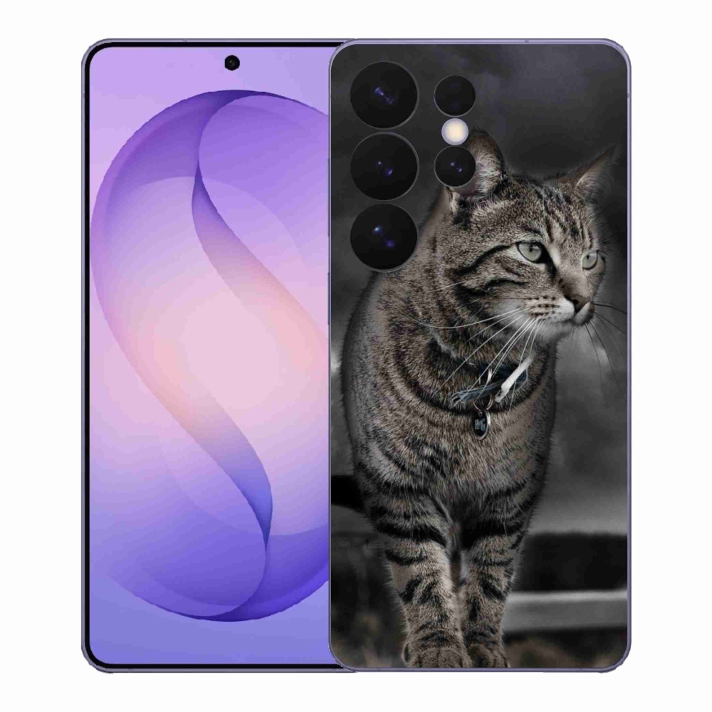 Gelový kryt mmCase na Samsung Galaxy S26 Ultra - kočka
