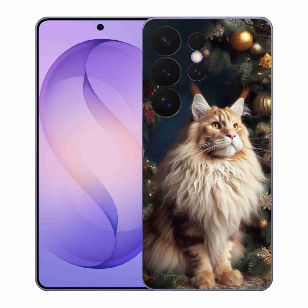 Gelový kryt mmCase na Samsung Galaxy S26 Ultra - kočka u stromku