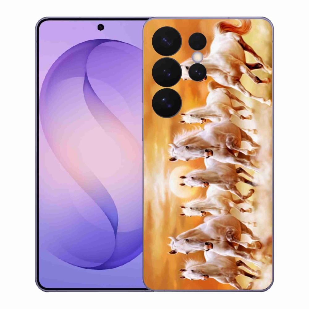 Gelový kryt mmCase na Samsung Galaxy S26 Ultra - koně 2