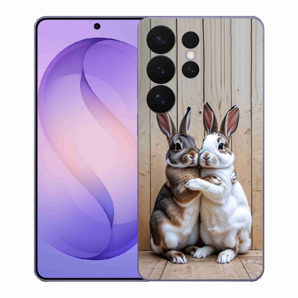 Gelový kryt mmCase na Samsung Galaxy S26 Ultra - králičí pár
