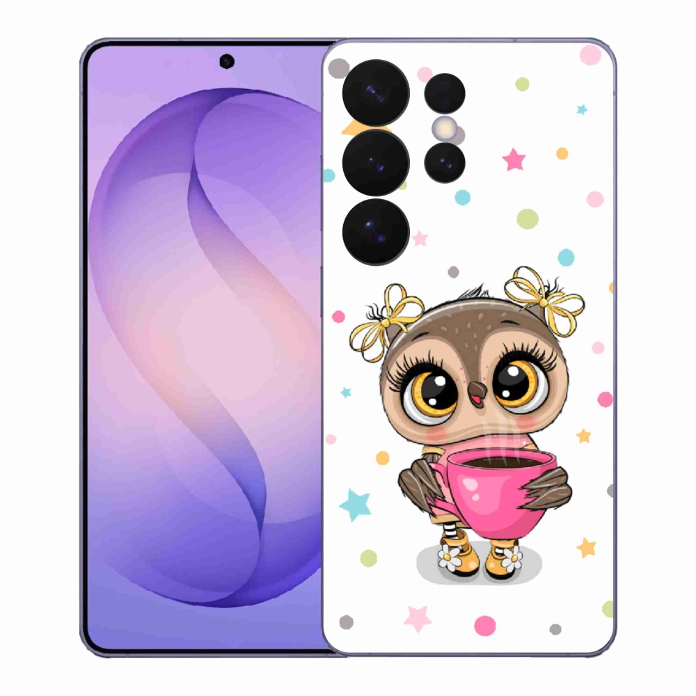 Gelový kryt mmCase na Samsung Galaxy S26 Ultra - kreslená sovička