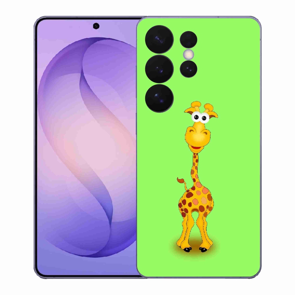 Gelový kryt mmCase na Samsung Galaxy S26 Ultra - kreslená žirafa