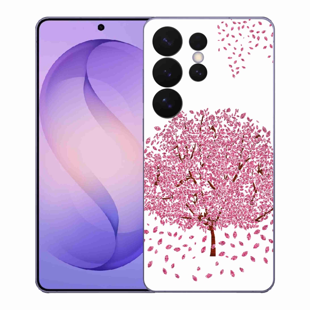 Gelový kryt mmCase na Samsung Galaxy S26 Ultra - kreslený strom s listy