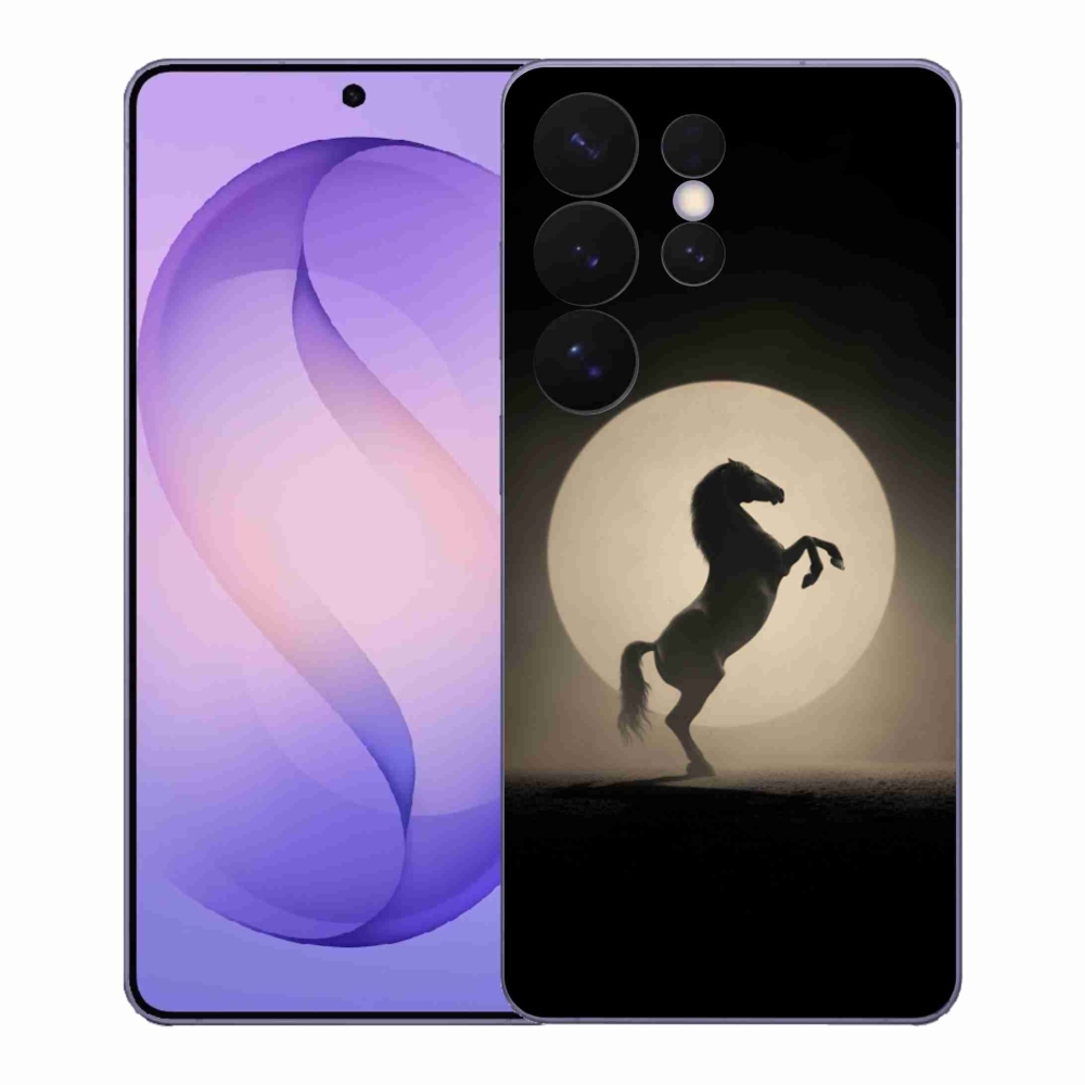 Gelový kryt mmCase na Samsung Galaxy S26 Ultra - kůň v siluetě