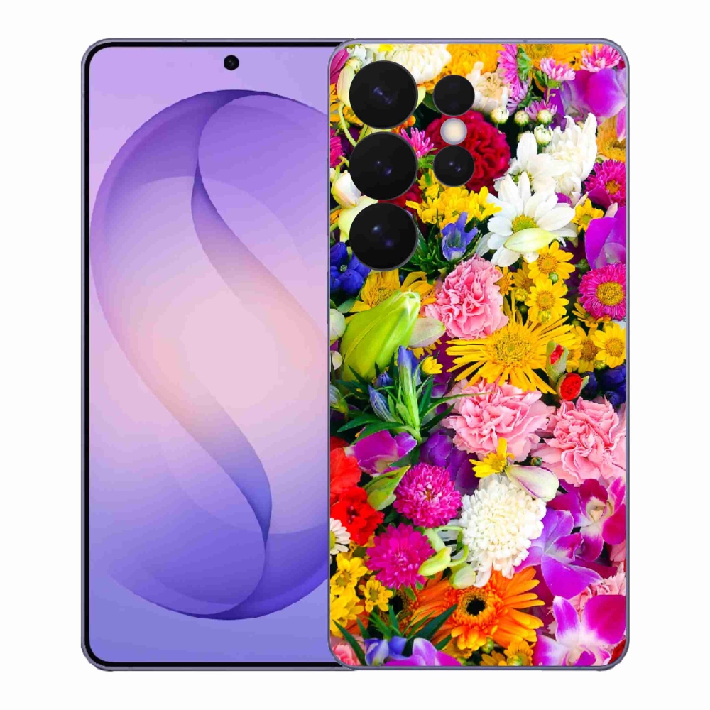 Gelový kryt mmCase na Samsung Galaxy S26 Ultra - květiny 12