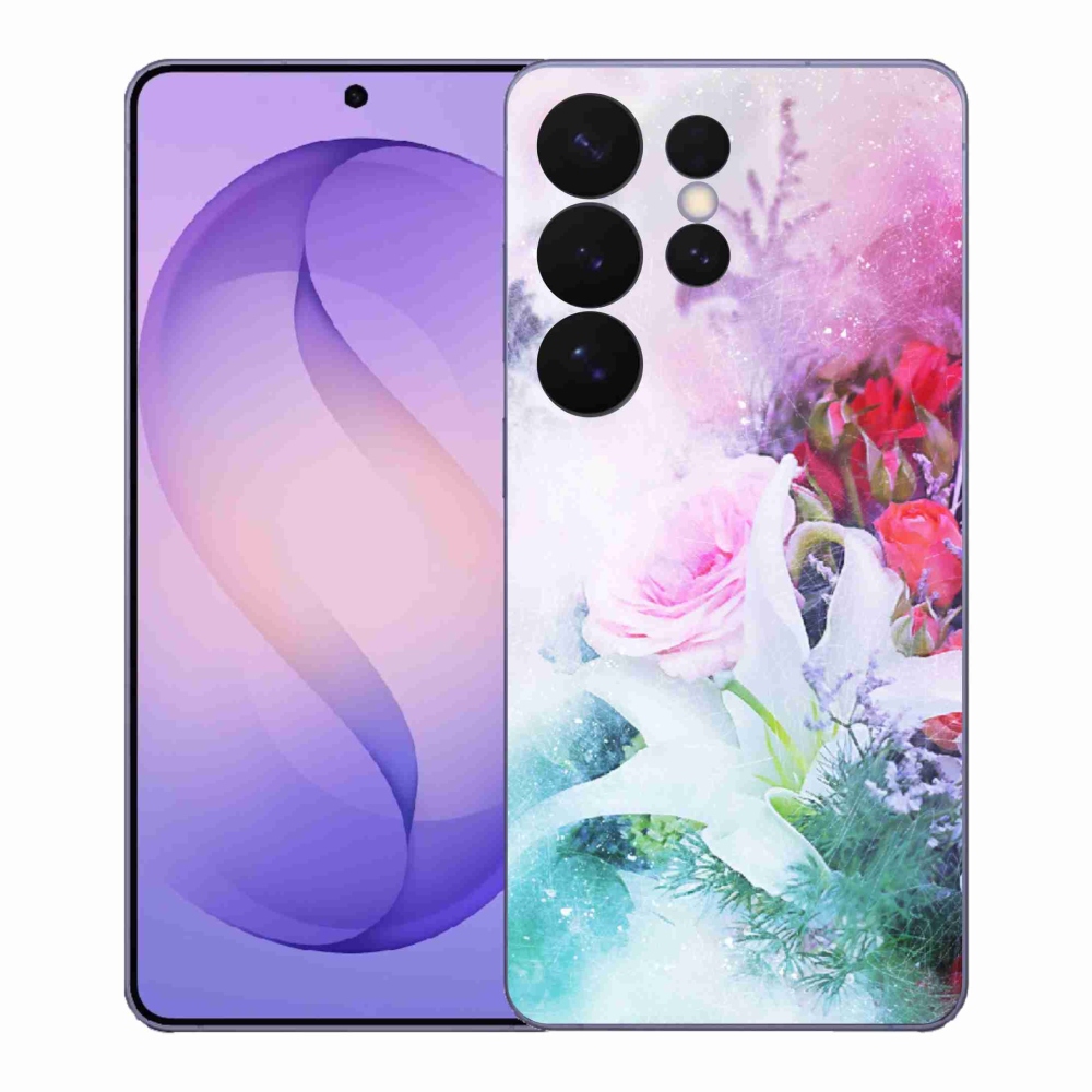 Gelový kryt mmCase na Samsung Galaxy S26 Ultra - květiny 4