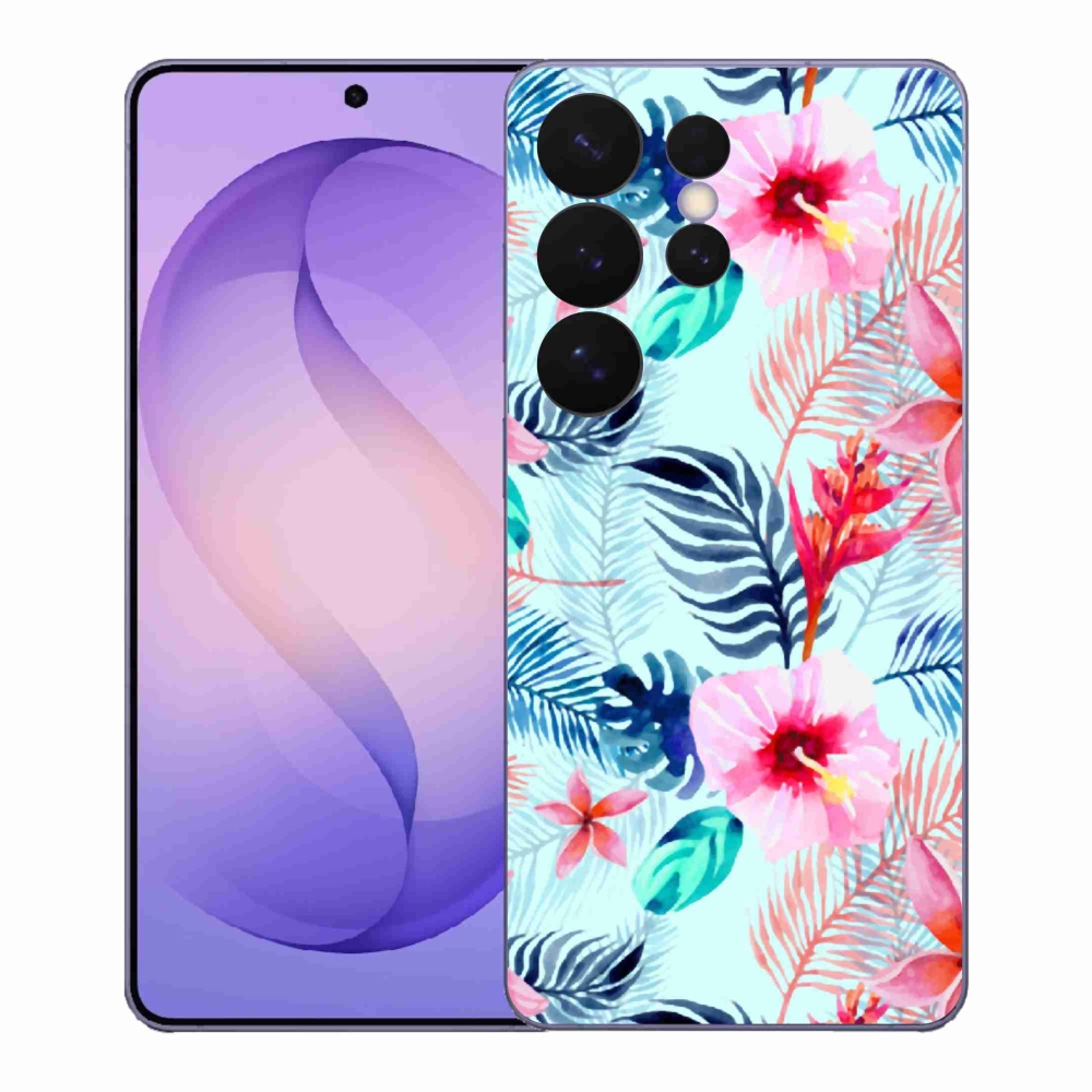 Gelový kryt mmCase na Samsung Galaxy S26 Ultra - květiny