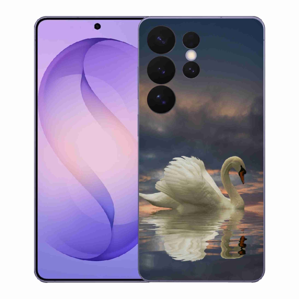 Gelový kryt mmCase na Samsung Galaxy S26 Ultra - labuť