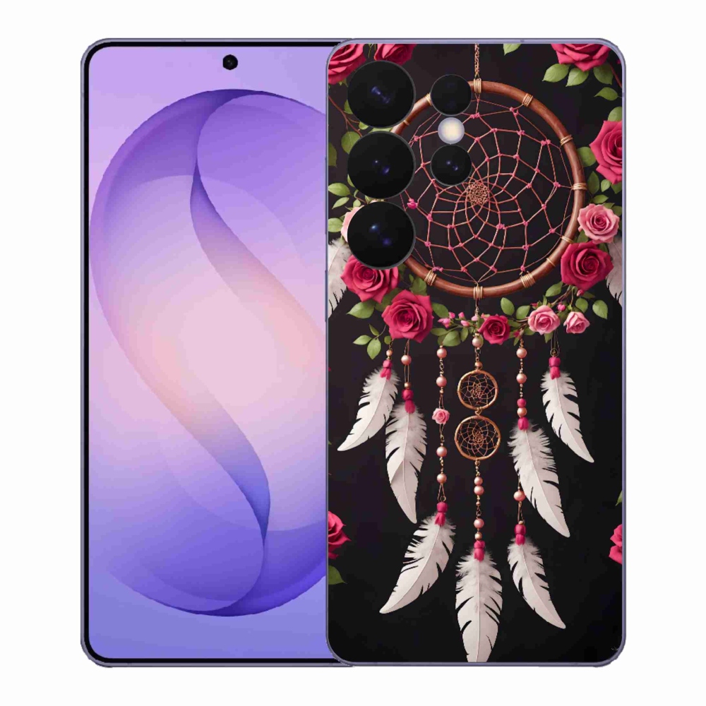 Gelový kryt mmCase na Samsung Galaxy S26 Ultra - lapač snů s růžemi