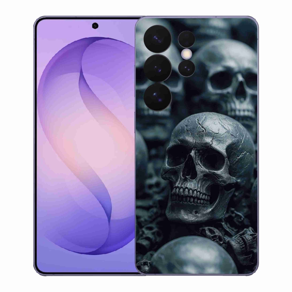 Gelový kryt mmCase na Samsung Galaxy S26 Ultra - lebka 2