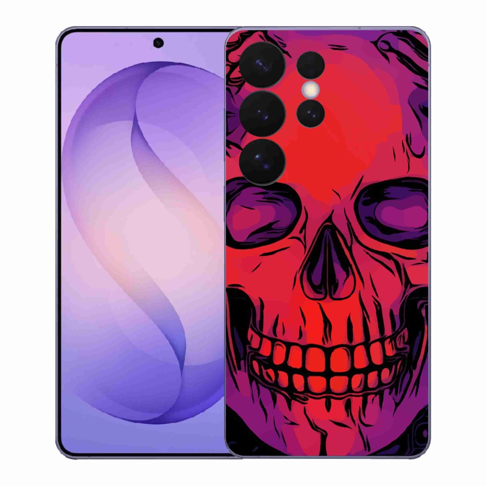 Gelový kryt mmCase na Samsung Galaxy S26 Ultra - lebka