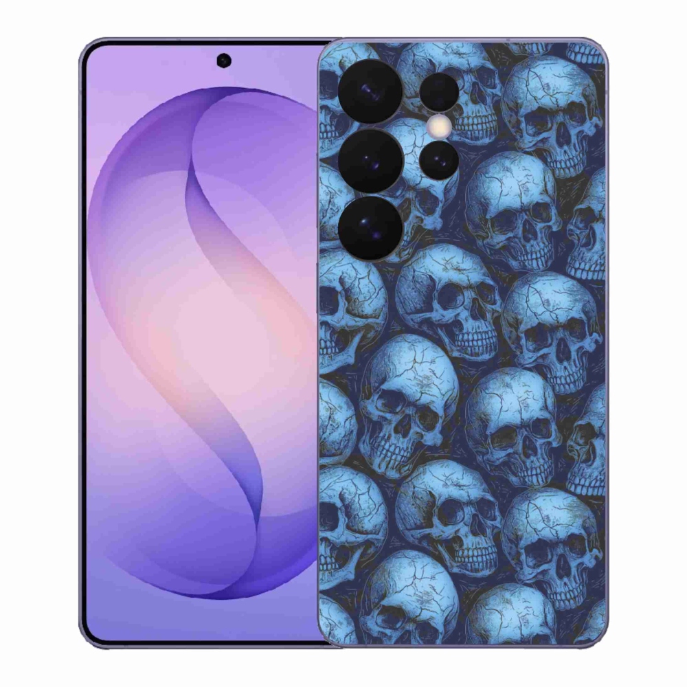 Gelový kryt mmCase na Samsung Galaxy S26 Ultra - lebky