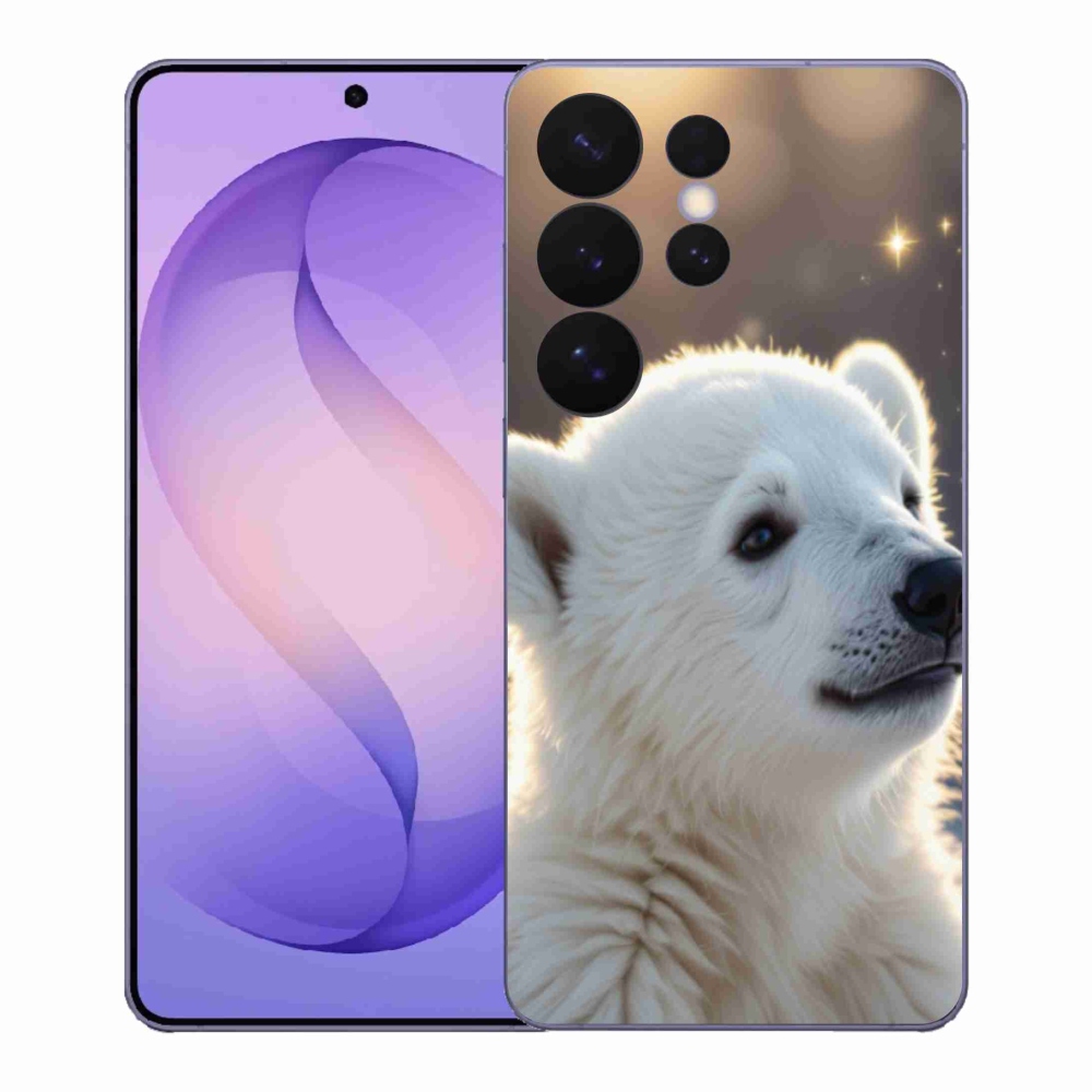 Gelový kryt mmCase na Samsung Galaxy S26 Ultra - lední medvěd