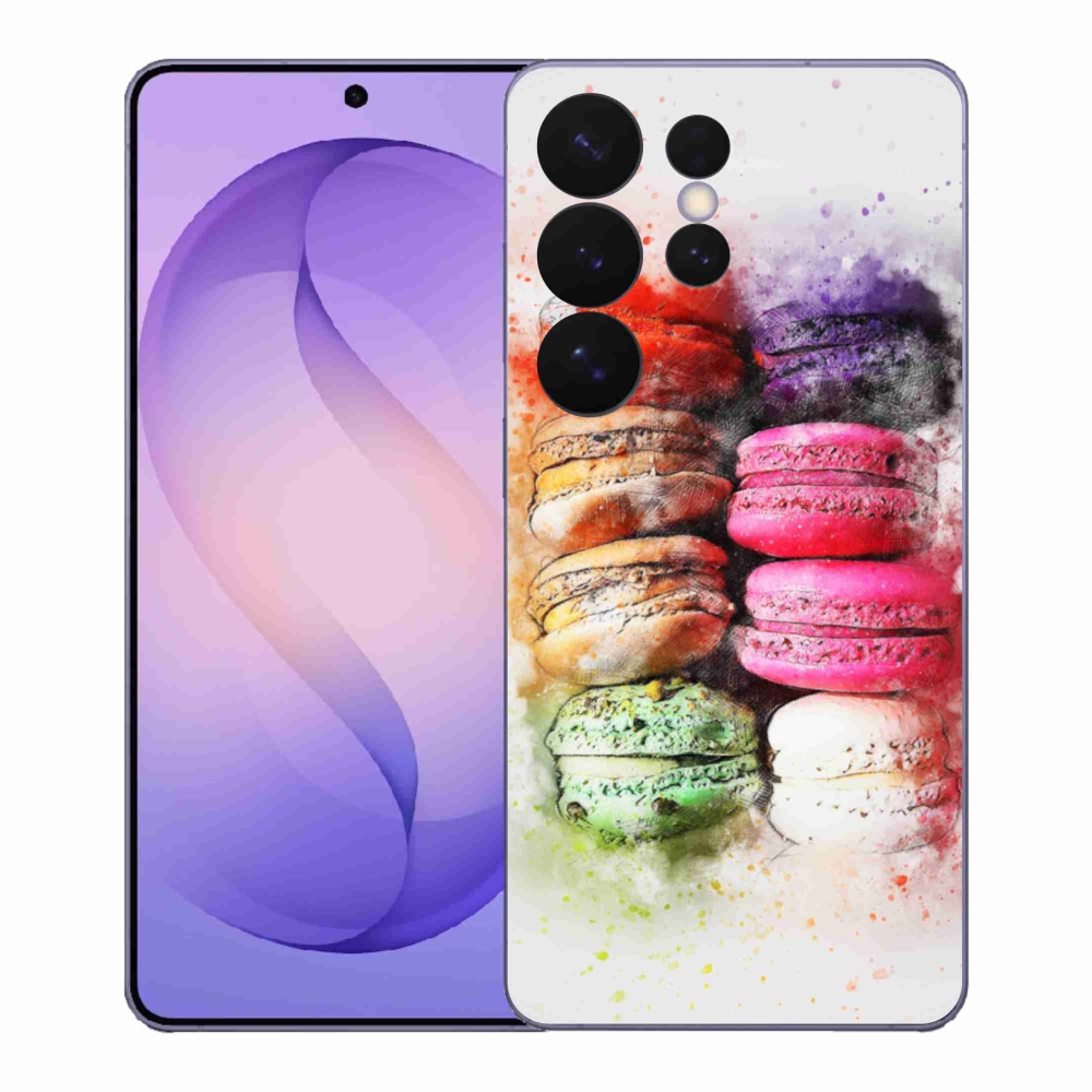 Gelový kryt mmCase na Samsung Galaxy S26 Ultra - makrónky