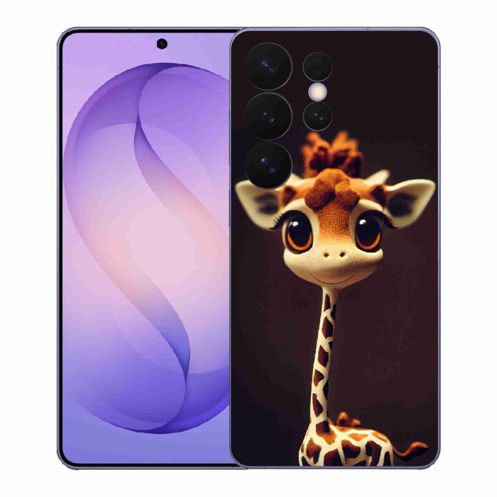 Gelový kryt mmCase na Samsung Galaxy S26 Ultra - malá žirafa