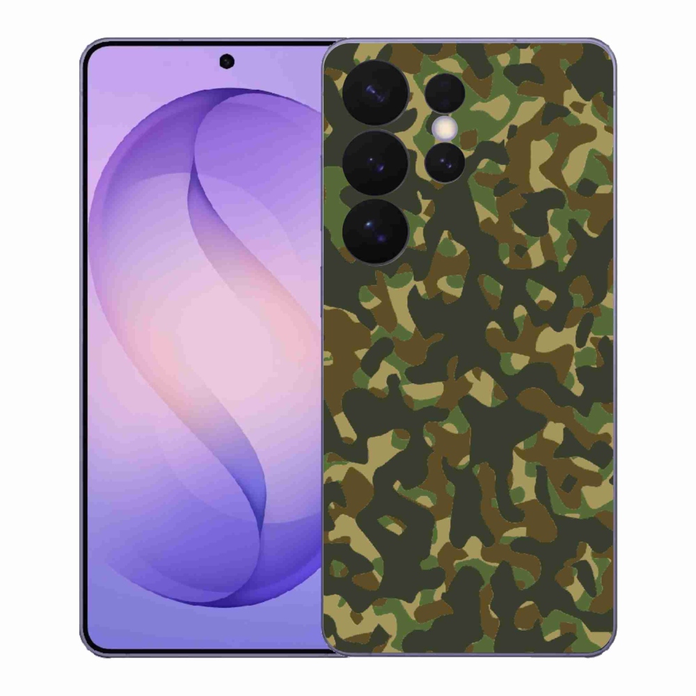 Gelový kryt mmCase na Samsung Galaxy S26 Ultra - maskáčový vzor 1