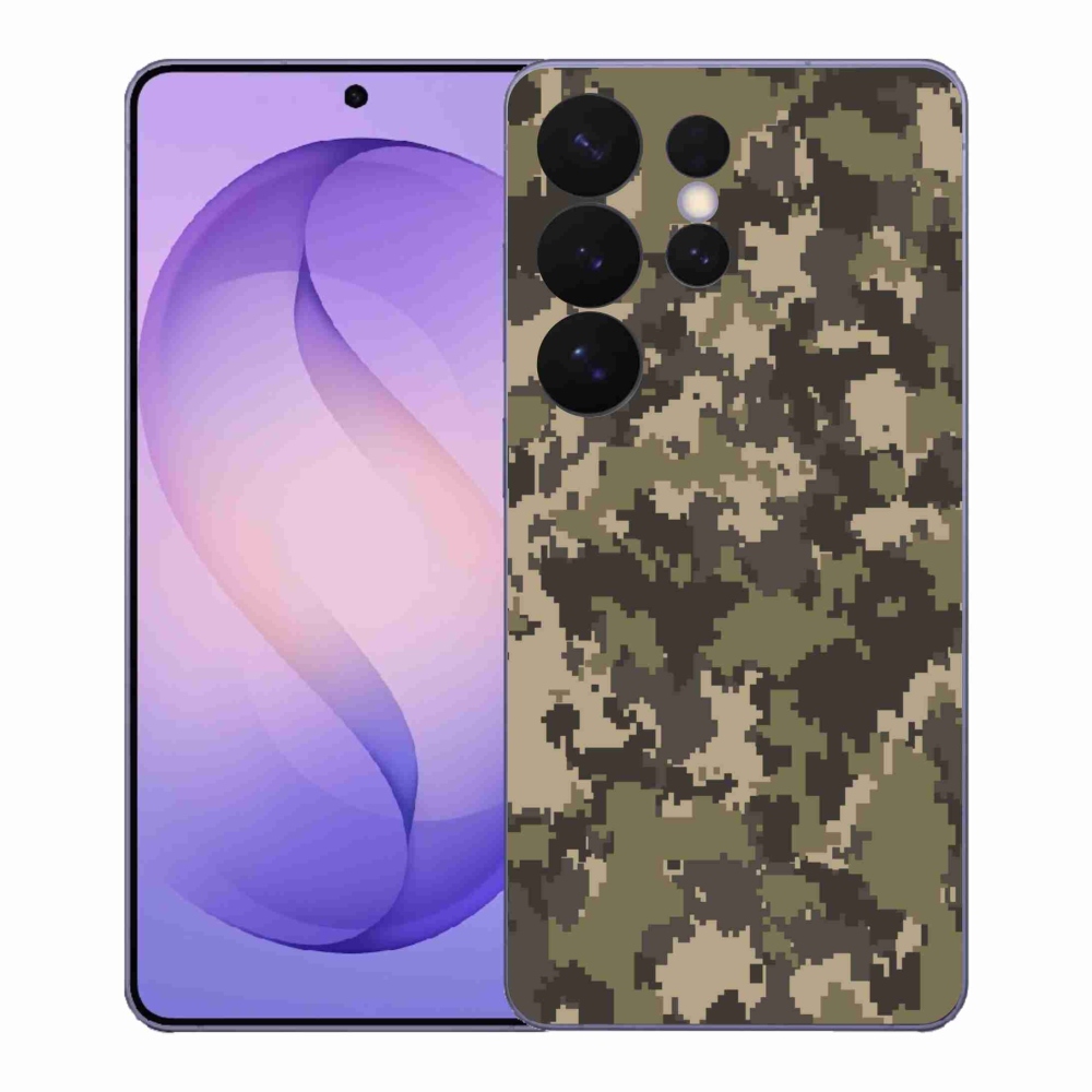 Gelový kryt mmCase na Samsung Galaxy S26 Ultra - maskáčový vzor 12