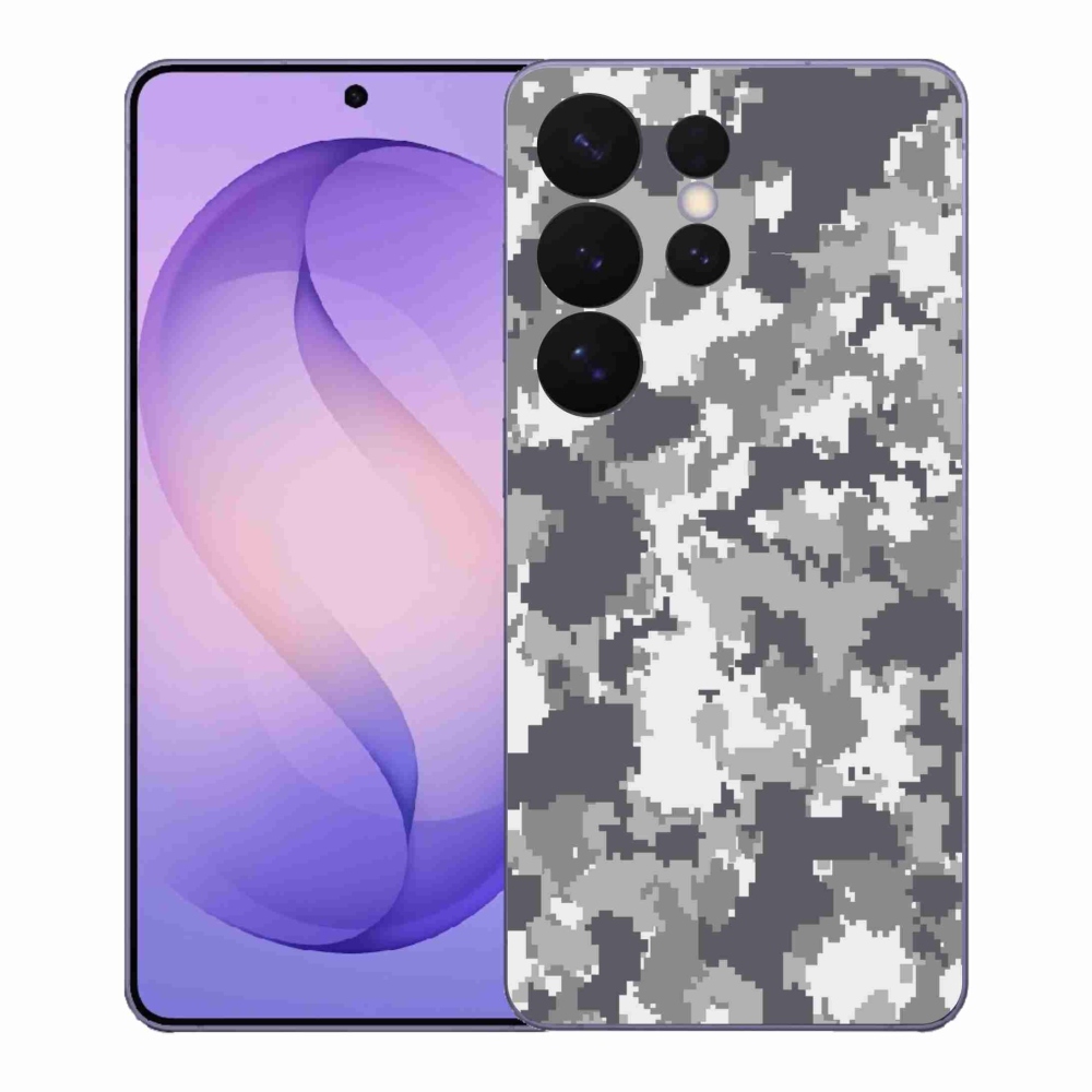 Gelový kryt mmCase na Samsung Galaxy S26 Ultra - maskáčový vzor 2