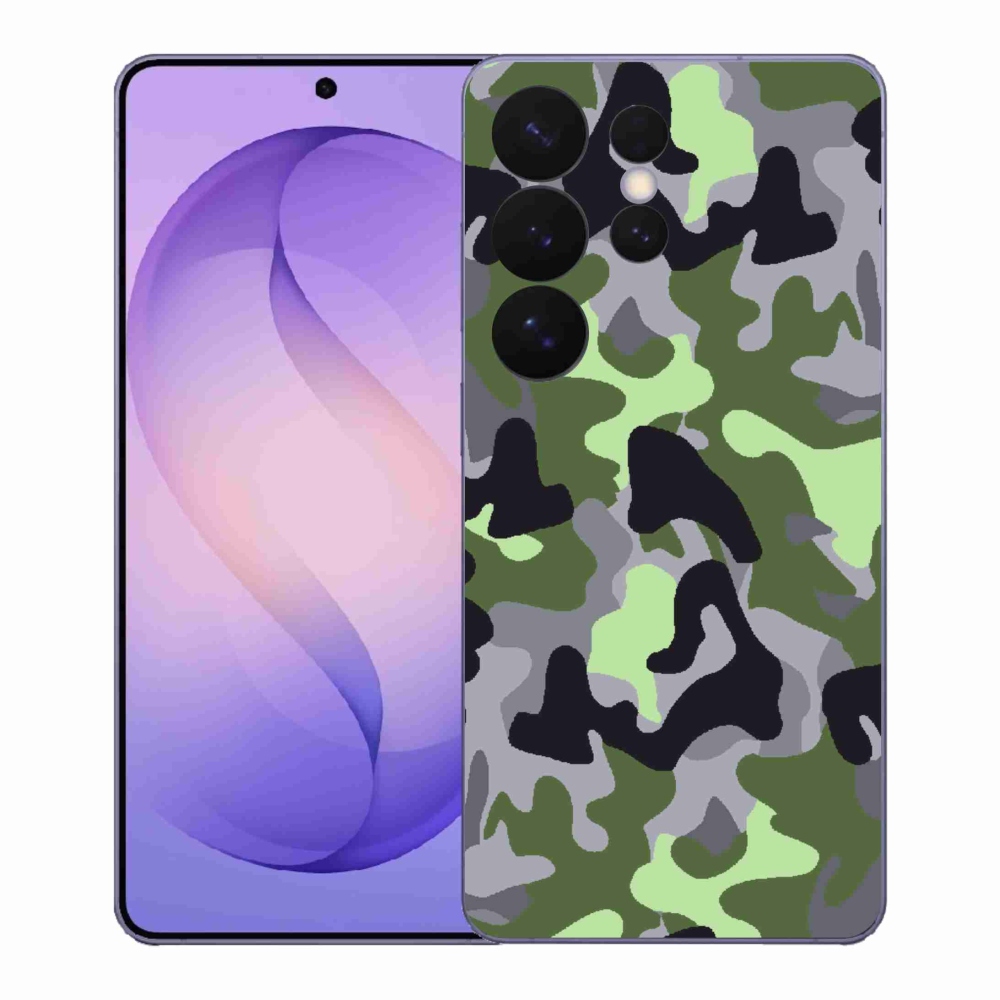 Gelový kryt mmCase na Samsung Galaxy S26 Ultra - maskáčový vzor 7