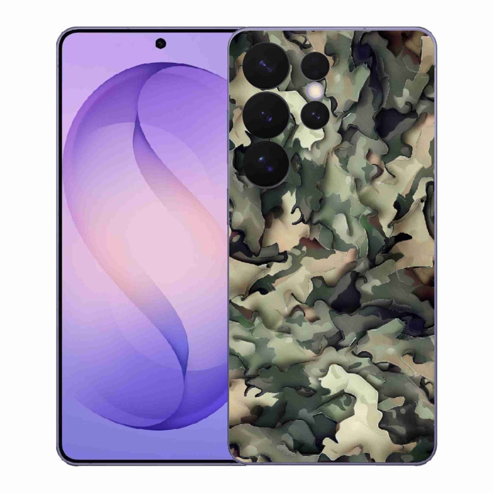 Gelový kryt mmCase na Samsung Galaxy S26 Ultra - maskáčový vzor 9