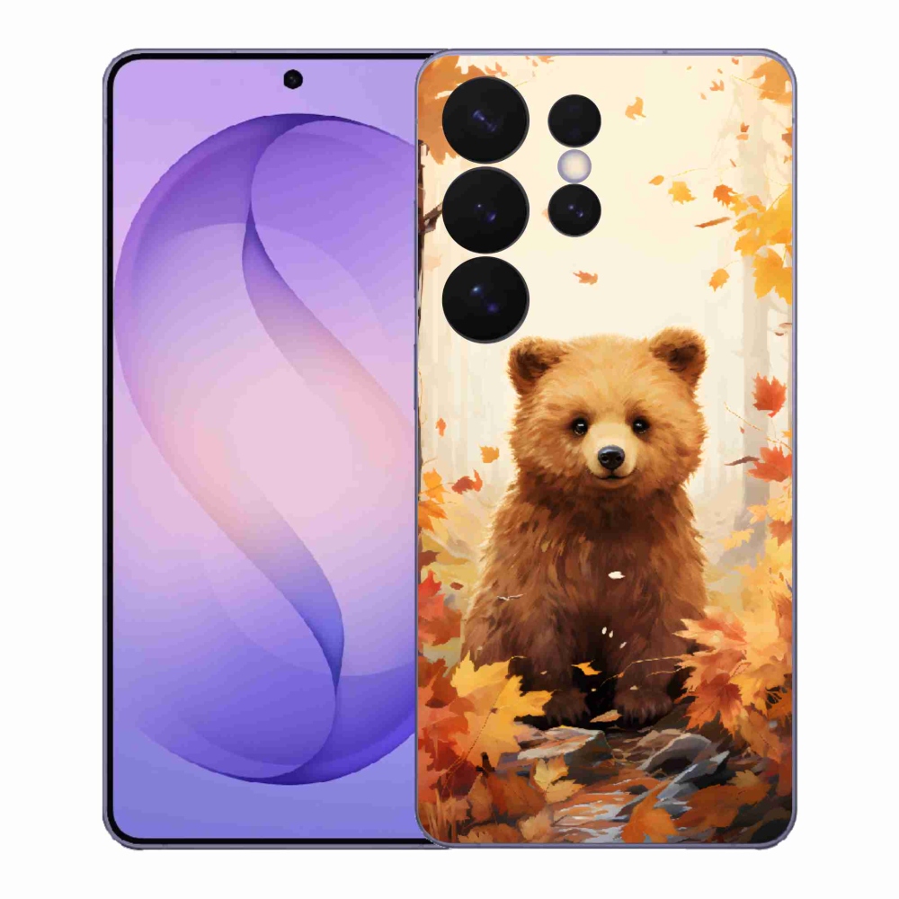 Gelový kryt mmCase na Samsung Galaxy S26 Ultra - medvěd v lese