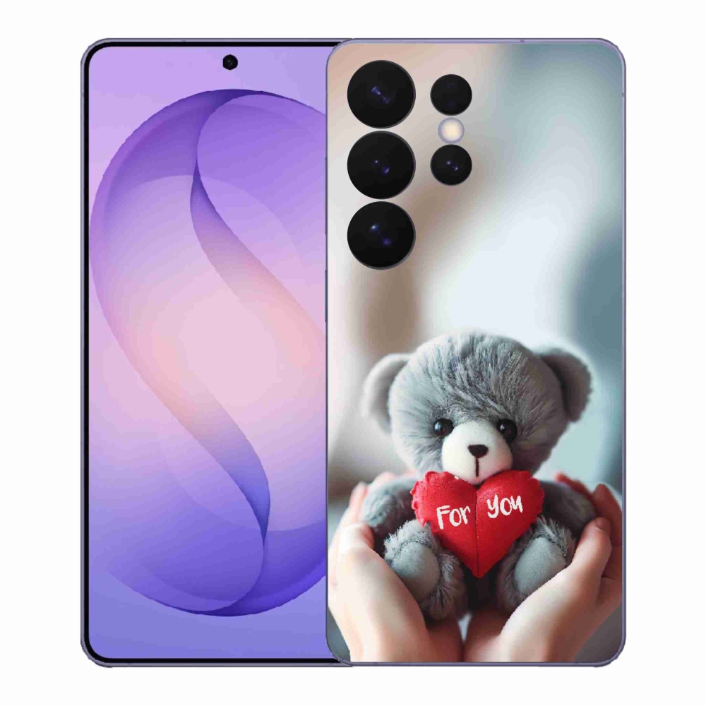Gelový kryt mmCase na Samsung Galaxy S26 Ultra - medvídek pro zamilované