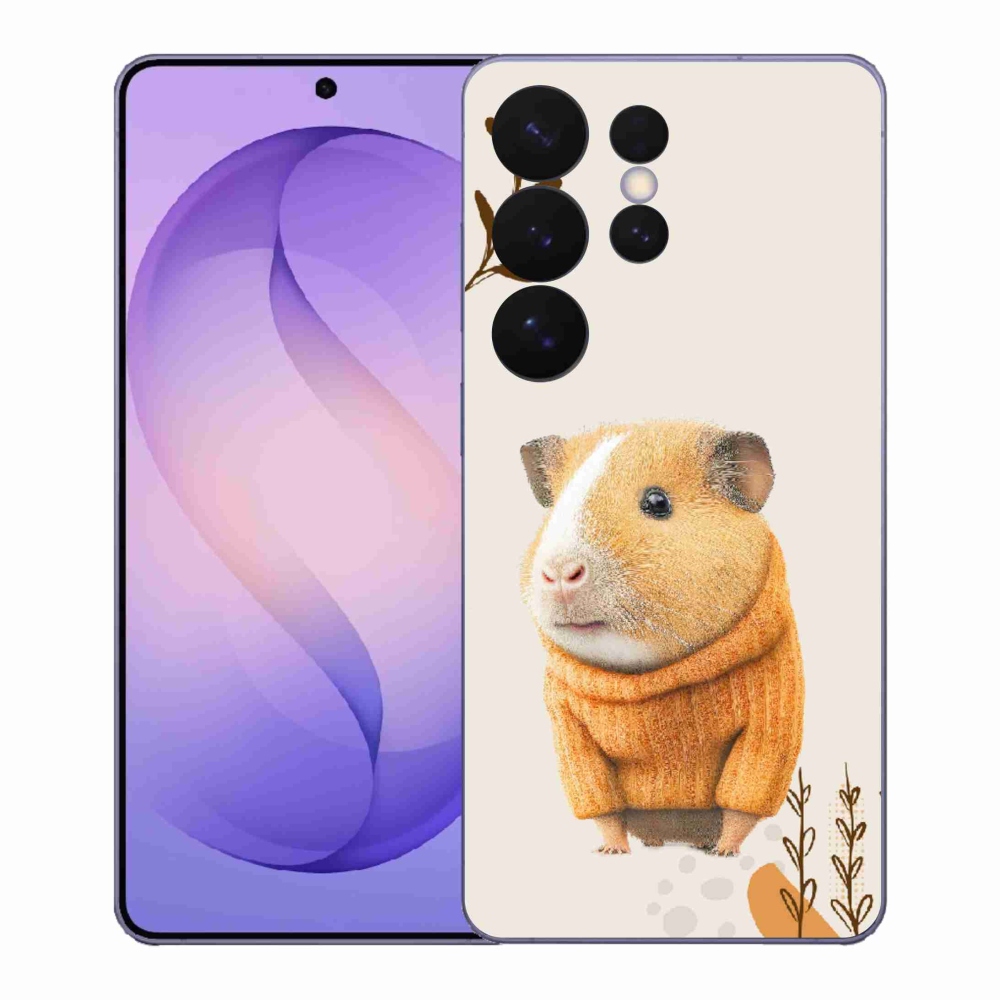 Gelový kryt mmCase na Samsung Galaxy S26 Ultra - morče ve svetru