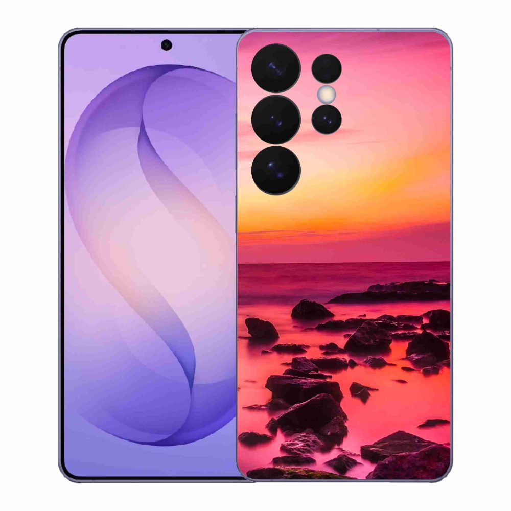 Gelový kryt mmCase na Samsung Galaxy S26 Ultra - moře a záře