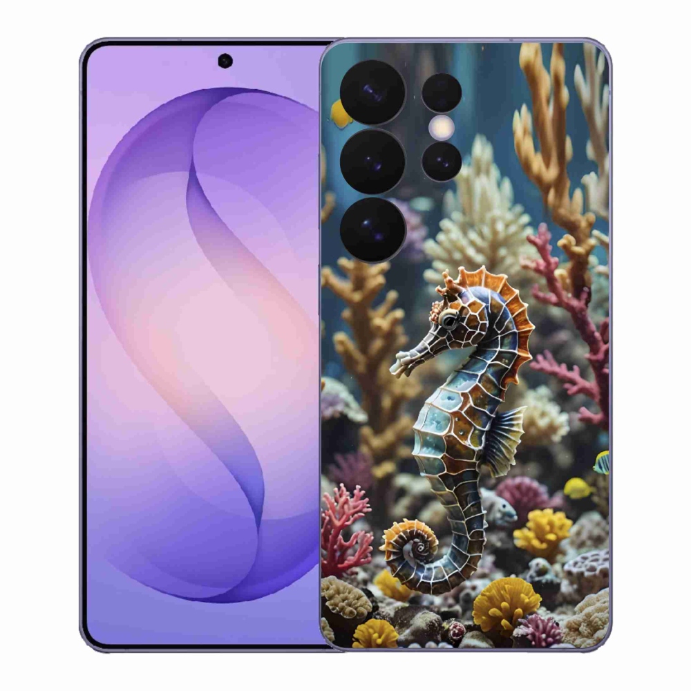 Gelový kryt mmCase na Samsung Galaxy S26 Ultra - mořský koník 2