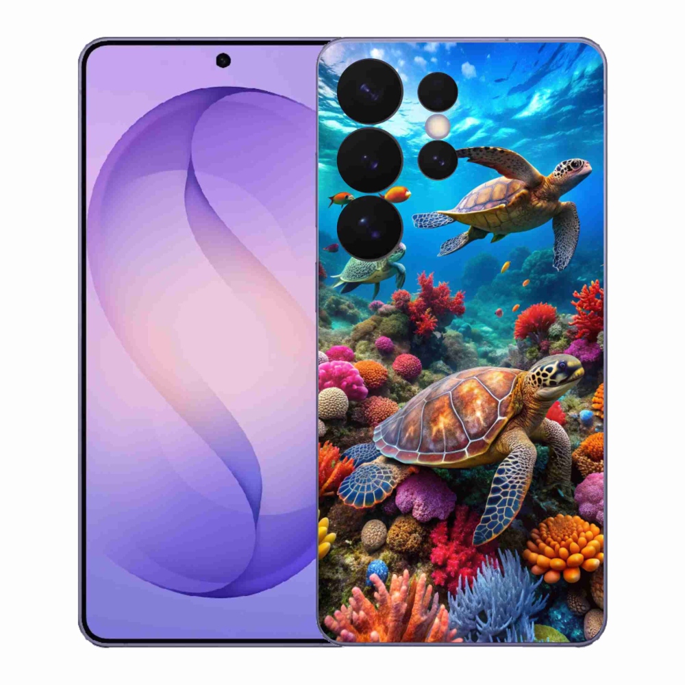 Gelový kryt mmCase na Samsung Galaxy S26 Ultra - mořský svět 2