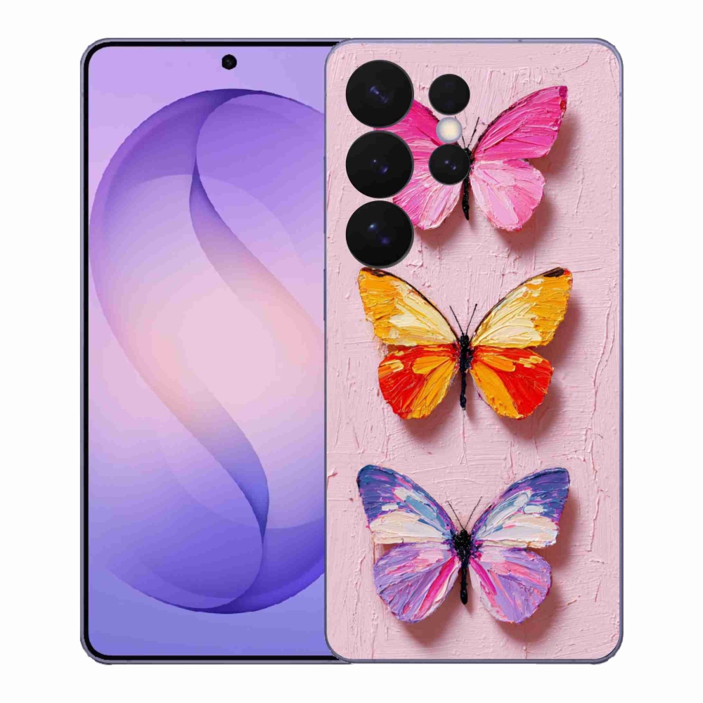Gelový kryt mmCase na Samsung Galaxy S26 Ultra - motýlí trojice