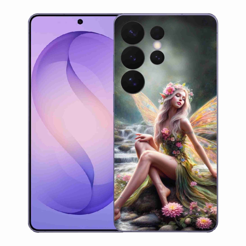 Gelový kryt mmCase na Samsung Galaxy S26 Ultra - motýlí žena 1