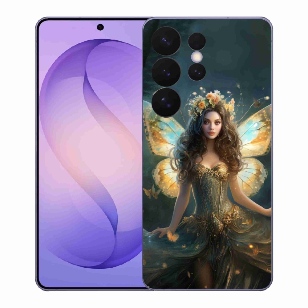 Gelový kryt mmCase na Samsung Galaxy S26 Ultra - motýlí žena