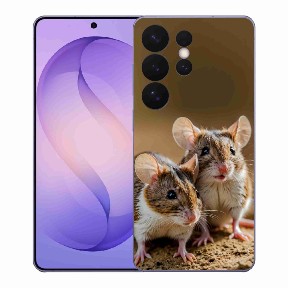 Gelový kryt mmCase na Samsung Galaxy S26 Ultra - myší duo