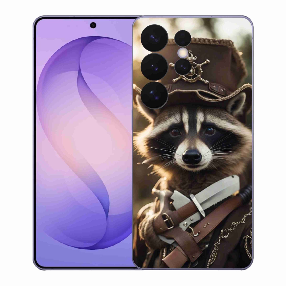 Gelový kryt mmCase na Samsung Galaxy S26 Ultra - mýval v uniformě