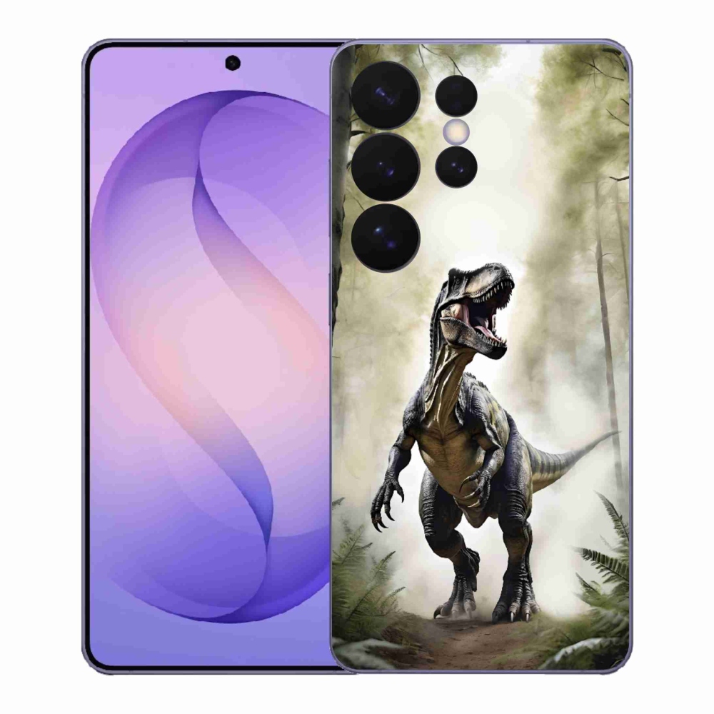 Gelový kryt mmCase na Samsung Galaxy S26 Ultra - naštvaný T-Rex